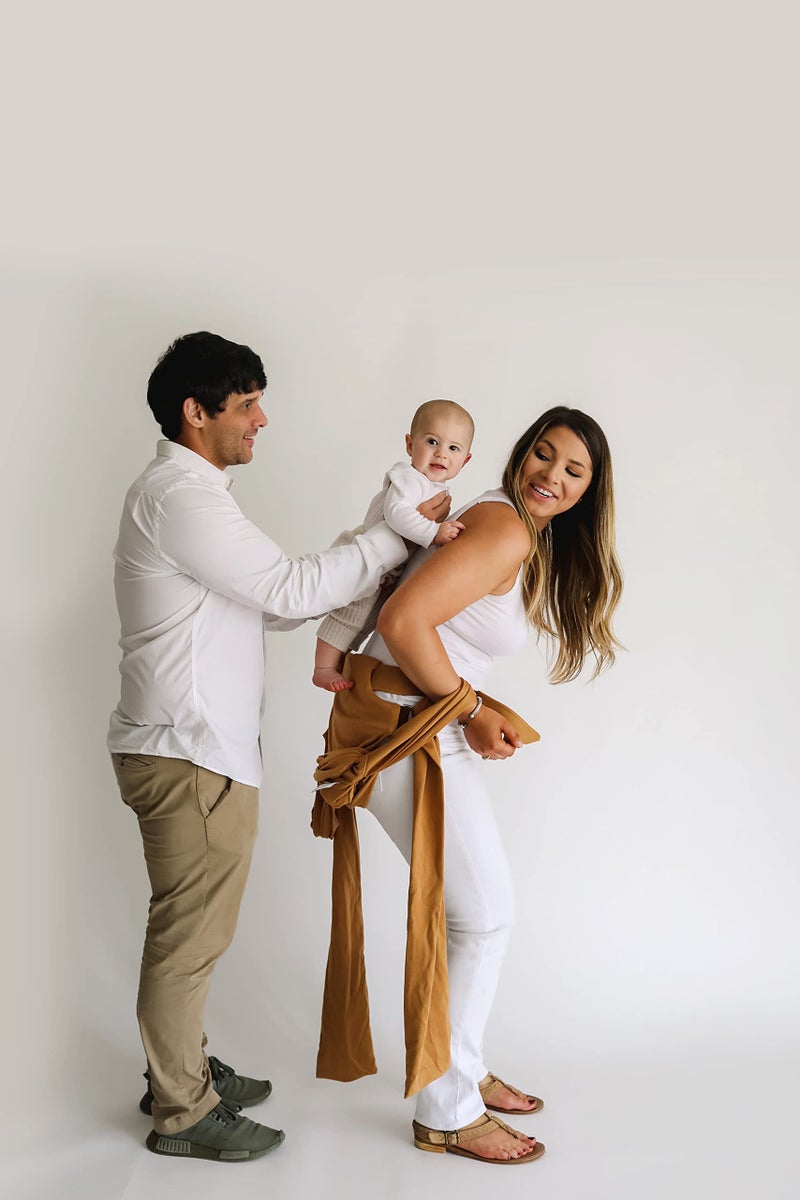 حاملة لفافات الأطفال من Lalabu - حاملة أطفال أنيقة لحديثي الولادة والأطفال الصغار بوزن 13-28 كجم. تم اختبار سلامته، سهل الاستخدام، مريح - جملي - Image 4
